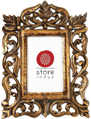 

Store Indya Gold-plated Photo Frame(Brown, 1 Photos)