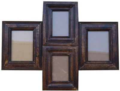 

Zuniq Wood Photo Frame(Brown, 4 Photos)