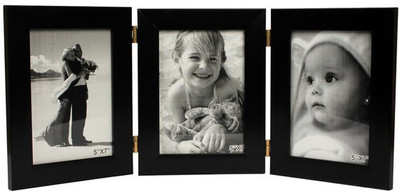 

Delight Generic Photo Frame(Brown, Black, 3 Photos)
