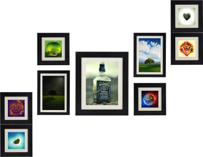

Swadesi Stuff MDF Photo Frame(Black, 9 Photos)
