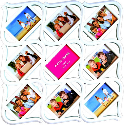 

Empreus MDF Photo Frame(White, 9 Photos)
