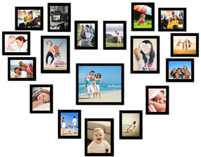 

Desi Frame MDF Photo Frame(Black, 18 Photos)