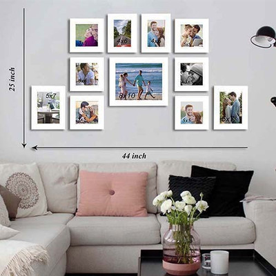 Painting Mantra Mdf Photo Frame White 11 Photos Best Price In