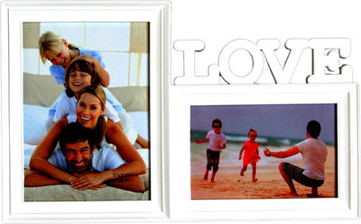 

Empreus MDF Photo Frame(White, 2 Photos)