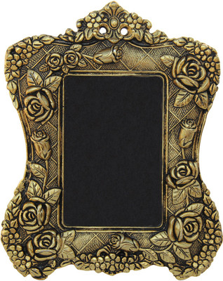 Handicrafts Paradise Silver-plated Table Photo Frame(Gold, 1 Photo(s), 8x12.5)