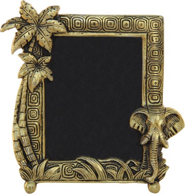 Handicrafts Paradise Silver-plated Table Photo Frame(Gold, 1 Photo(s), 7.5x9.3 cm)