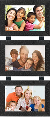 

Sifty Collection MDF Photo Frame(Black, 3 Photos)