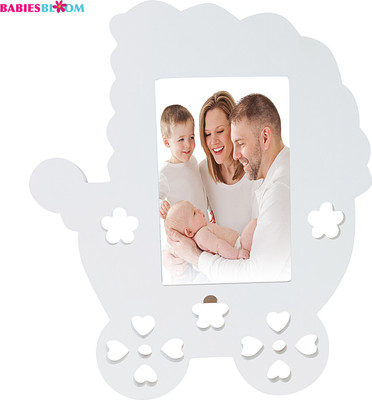 

Babies Bloom Wood Photo Frame(White, 1 Photos)