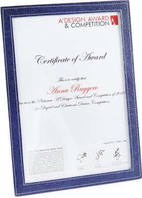 

Eco-Leatherette MDF Photo Frame(Dark Blue, 1 Photos)