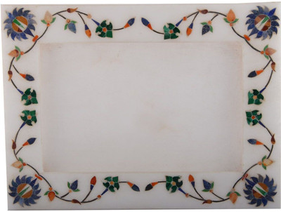 

Pooja Creation Stoneware Photo Frame(White, 1 Photos)