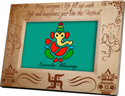 

Tied Ribbons Wood Photo Frame(Brown, 1 Photos)