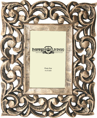 

Inspired Livingg Wood Photo Frame(Gold, Black, 1 Photos)