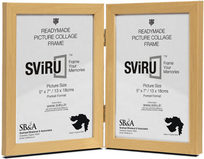 18% OFF on Sviru Glass Photo Frame(Beige, 2 Photos)