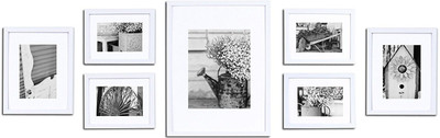 

Swadesi Stuff MDF Photo Frame(White, 7 Photos)