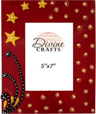 

DivineCrafts MDF Photo Frame(Multicolor, 1 Photos)