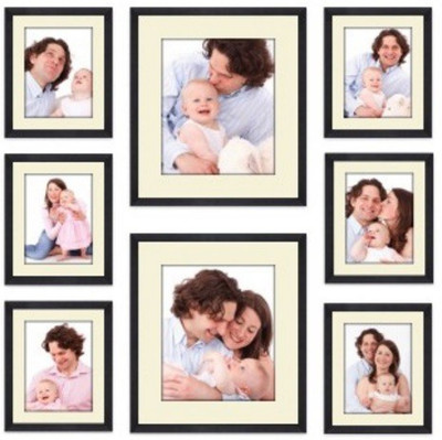 

Desi Frame MDF Photo Frame(Black, 8 Photos)