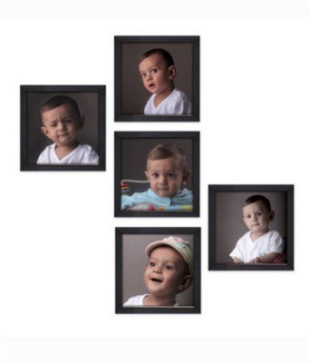 

Desi Frame MDF Photo Frame(Black, 5 Photos)