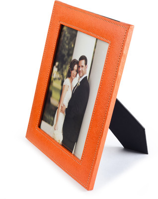 

Eco-Leatherette MDF Photo Frame(Orange, 1 Photos)