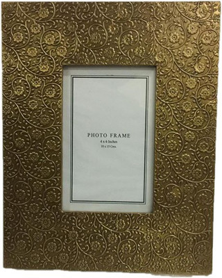 

LALJI HANDICRAFTS Metal Photo Frame(Gold, 1 Photos)