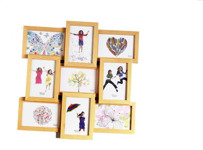 

Empreus MDF Photo Frame(Gold, 9 Photos)