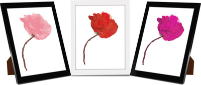 

Tied Ribbons Wood Photo Frame(Multicolor, 3 Photos)