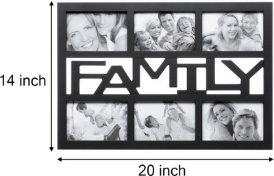 69% OFF on JaipurCrafts Glass Photo Frame(Black, 6 Photo(s)) 69% OFF on JaipurCrafts Glass Photo Frame(Black, 6 Photo(s))