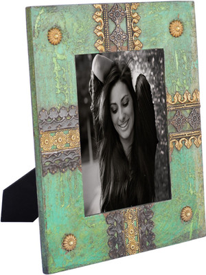 

Craftkriti Wood Photo Frame(Green, 1 Photos)
