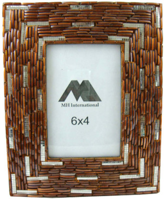 MH MDF Photo Frame(Brown, 1 Photos)