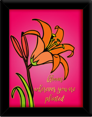 

Tied Ribbons Wood Photo Frame(Black, 1 Photos)