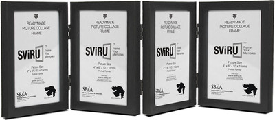 32% OFF on Sviru Glass Photo Frame(Black, 4 Photos) 32% OFF on Sviru Glass Photo Frame(Black, 4 Photos)