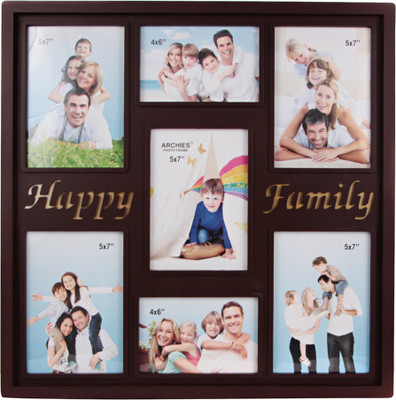 

Shree Shyam Crafts Generic Photo Frame(Maroon, 7 Photos)