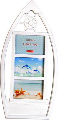 

Empreus MDF Photo Frame(White, 3 Photos)