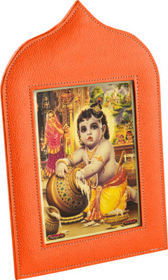 

Eco-Leatherette MDF Photo Frame(Orange, 1 Photos)