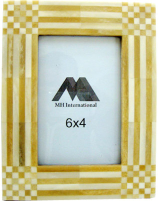 

MH MDF Photo Frame(White, Peach, 1 Photos)