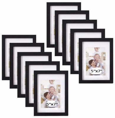 

Creative Arts n Frames Generic, Acrylic Photo Frame(Black, White, 10 Photos)