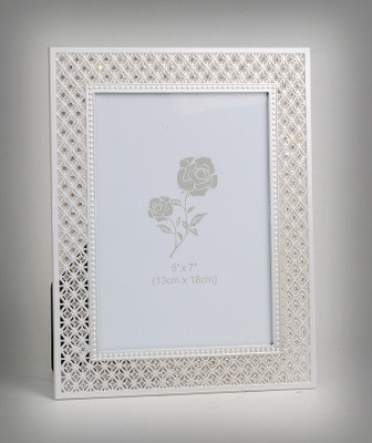 

Melange Silver-plated Photo Frame(Silver, 1 Photos)