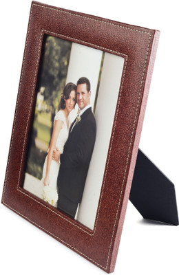 

Eco-Leatherette MDF Photo Frame(Brown, 1 Photos)