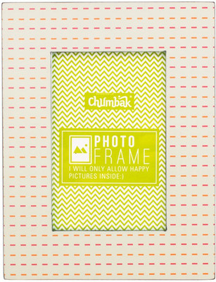 

Chumbak MDF Photo Frame(White, 1 Photos)