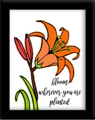 

Tied Ribbons Wood Photo Frame(Black, 1 Photos)