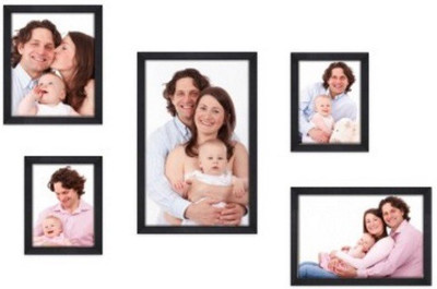 

Desi Frame MDF Photo Frame(Black, 5 Photos)