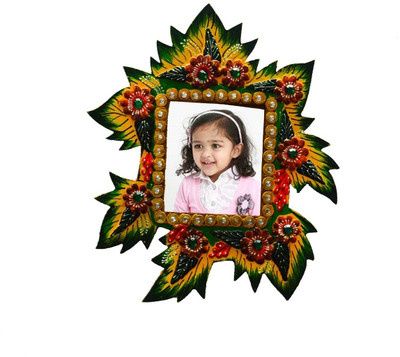 

eCraftIndia Stoneware Photo Frame(Yellow, Green, 1 Photos)
