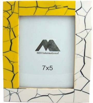 

MH MDF Photo Frame(White, Yellow, 1 Photos)