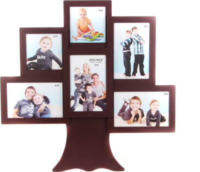 

Archies Frames Generic Photo Frame(Maroon, 6 Photos)