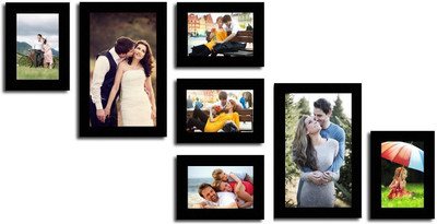 

Swadesi Stuff MDF Photo Frame(Black, 7 Photos)