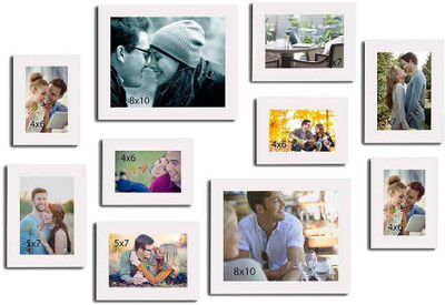

Swadesi Stuff MDF Photo Frame(White, 10 Photos)