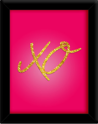 

Tied Ribbons Wood Photo Frame(Gold, 1 Photos)