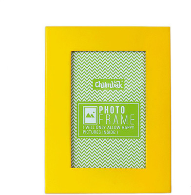 

Chumbak Wood Photo Frame(Yellow, 1 Photos)