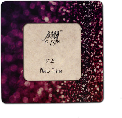 

My Own Wood Photo Frame(Pink, 1 Photos)