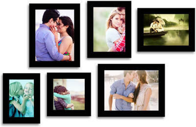 

MakeHomeHappy MDF Photo Frame(Black, 6 Photos)
