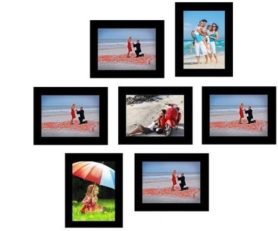 

Swadesi Stuff MDF Photo Frame(Black, 7 Photos)